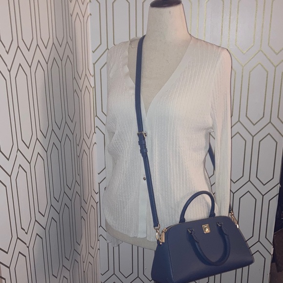 💙NWT Kate Spade New York Phoebe Refined Grain Bluestone  Small Handbag - Picture 5 of 16